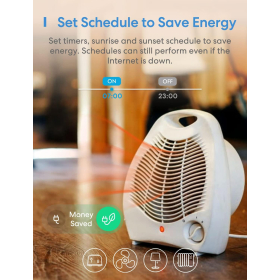 Meross Universal Smart Switch, 10A DIY Smart Switch kompatibel mit Alexa, Google Home und SmartThings, WiFi-Schalter mit Sprachsteuerung