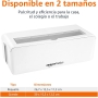 Amazon Basics - Caja organizadora de cables para ocultar y organizar cables, tamaño grande, Blanco