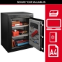 Master Lock high security safe, high capacity, electronic combination, 119 L, 70 x 55 x 50.2 cm