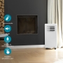 Tristar Mobile Klimaanlage AC-5531 - 3-in-1 - Kühlen, Lüften, Entfeuchten - 3 kW, Weiß, 10.500 BTU [Energieeffizienzklasse A]