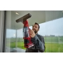 Einhell BRILLIANTO Power X-Change Battery Powered Window Cleaner (18 V, Suction Nozzle Length 28 cm, Stripless Cleaning, Incl. sprayer with microfiber cloth, without battery)