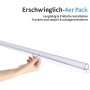 4 x 100cm Duschdichtungen für Duschtüren, 6mm 7mm 8mm Dichtung Dusche Glastür, Transparent Duschdichtung Glasdicke, Wasserabweisende Ersatzdichtung für Dusche, Schwallschutz Dichtkeder