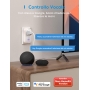 Meross Italian Smart Socket, Control de Energía, Enchufe WiFi (Tipo L) 16A 3840W, Control Remoto, Protección de Sobrecarga, Función Temporizador