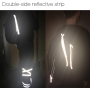 20m reflective tape cord, Vibury 1cm stretchable tape Highly reflective Reflective fabric Reflective fabric to tie to zipper pockets pants bike clothing - Safe at night