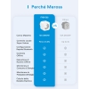 Розумна розетка Meross з контролем споживання, розетка Bluetooth WiFi, 16 А, розумна розетка Schuko, сумісна з Alexa, Google Home і SmartThings