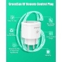 GreenSun 30 метров мини Smart Plug управления с беспроводной внутренней ПК пульт дистанционного управления белый