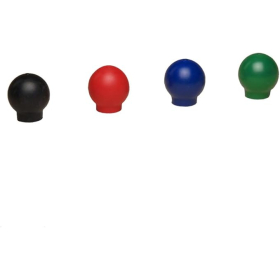 Power Ball Cabinet Handles, 50mm Diameter, M6/M8 Thread - Universal Hard Rubber Handle for Doors, Drawers and Wardrobe