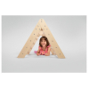 Climbing triangle, made of solid wood