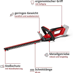Аккумуляторный кусторез Einhell GC-CH 18/40 Li Solo, 18 В, 40 см