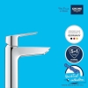 Одноважільний змішувач для раковини GROHE QuickFix, хром