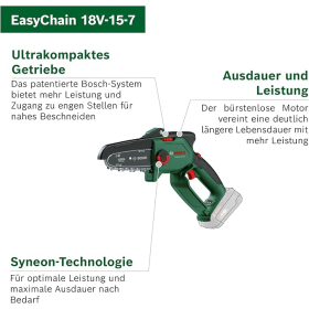 Bosch EasyChain Cordless Mini Chainsaw – compact & lightweight