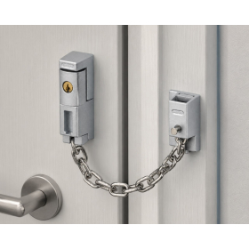 Cadena de seguridad ABUS SK79 para puertas de casas y apartamentos, con cierre de seguridad infantil.