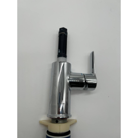 Grifo de cocina GROHE Start con rociador extraíble, caño alto y función giratoria de 360°, cromado.