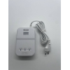 ABUS GWM100ME gas detector for natural gas (methane/town gas) with 85 dB alarm, white