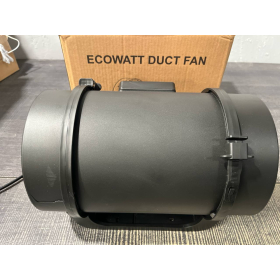 Ventilador de conducto HG Power Ø 200 mm, extractor de aire de 230 V con motor EC y enchufe europeo.