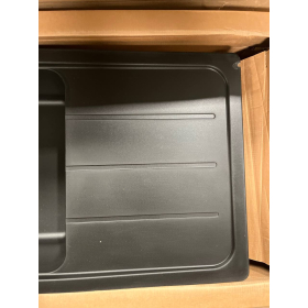 Fregadero de cocina SCHOCK Formhaus D200 fabricado en Cristalite Negro.