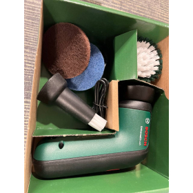 BOSCH VERDE – cepillo de limpieza eléctrico para Bosch Home (incluye batería integrada de 3,6 V, 1 cable micro-USB y 4 accesorios de limpieza)