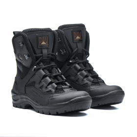 Botas tácticas de combate para media temporada PAV 801, color negro.