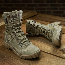 Botas tácticas de combate de invierno PAV 808 con forro color coyote