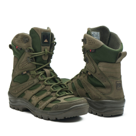 Botas tácticas de combate para media temporada PAV 707 color caqui