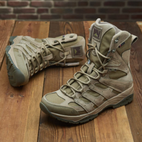 Botas tácticas de combate de invierno PAV 707 color coyote cálido