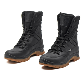 Botas tácticas de combate para media temporada PAV 805, color negro.