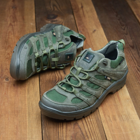 Zapatillas tácticas de media temporada PAV 407 color caqui
