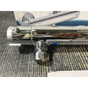 Schütte London thermostatic shower mixer with anti-scald protection, chrome