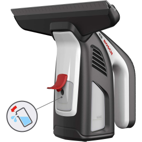 Aspiradora inalámbrica para ventanas Bosch Home and Garden GlassVAC (cargador USB, boquilla de microfibra, 2 boquillas, correa de mano, 3,6 V, 2,0 Ah)