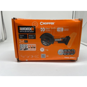 Аккумуляторная мини-угловая шлифовальная машина WORX 20 В с диском 76 мм