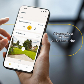 Вуличні камери відеоспостереження Somfy, комплект з 2 шт., WiFi, Full HD, сирена, антрацит