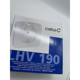 Ventilador extractor Cata LHV 190 de 700 m³/h para montaje en pared y ventana.