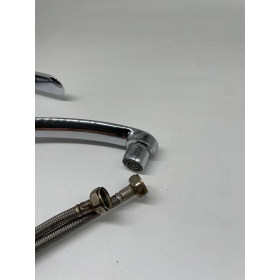 GROHE BauEco single-lever kitchen tap, chrome