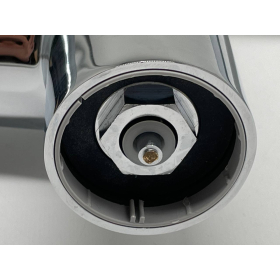 hansgrohe Vivenis bath mixer, surface-mounted bathroom mixer with 2 functions, chrome