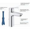 Змішувач для ванної кімнати Grohe QUICKFIX Start – одноважільний змішувач з монтажним інструментом