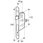 Yale Y73 – Mortise lock, double-sided