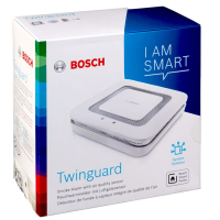 Bosch Smart Home 8750001213 - Detector de humo con sistema de medición de la calidad del aire