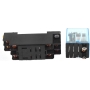 Sourcingmap - Coil ac 220v 8 pin din rail electromagnetic power relay 10a ly2j w base of.