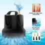 Lnicez bomba de agua sumergible 25W, 1500 L/H Bomba de acuario Bomba de estanque ultra silenciosa bajo el agua para estanque, fuente de jardín acuario