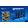 Cen-Tec Systems 95237 Quick Click Multimarken-Elektrowerkzeug-Staubabsaugung, schwarz, erweitertes Adapter-Set