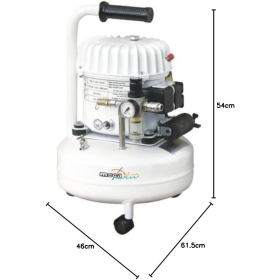 Mecadeco 425516 Leiser Kompressor 9 L
