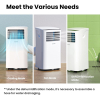 Comfee Mobile Air Conditioner MPPH-08CRN7, 8000 BTU 2.3 kW, Cooling & Ventilating & Dehumidifying, Room Size up to 78 m³ (29 ㎡), Mobile Air Conditioner with Exhaust Hose