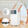 COMFEE Penguin Portable Air Conditioner 9000 BTU / 2300 Frigories - 3 in 1 Air Conditioner Cools, Ventilates and Dehumidifies [Energy Efficiency Class A]