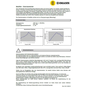 Адаптер сетевого фильтра EHMANN 0463x0000 для защиты от сетевых помех (от 150 кГц)