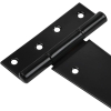 TIMESETL 4pcs T-hinge door hinge gate hinge 12inch door hinge cross hinge wrought ironware steel hinge, door hinges folding hinges for factory gate warehouse gate garden gate