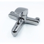 ANMECS Bathtub Faucet Wall-mounted Faucet Bathtub Mixer Chrome Plated