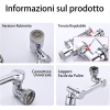 People 1080° Faucet Aerator Filter Wasserhahn für Spüle, Küche und Bad - Schwarz