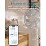 Meross Enchufe Inteligente Matter con Consumo de Energía, Control Remoto y Voz, Soporte para Apple Home, Alexa y Google Home, 16A, 3840W