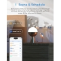 Meross WiFi Smart Socket, Mini (Typ F) 10A intelligente Steckdose, kompatibel mit Apple HomeKit, Alexa, Google Assistant