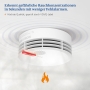 Hekatron Genius Plus X - Smoke detector 10 years battery - optional wireless networkable - test winner Stiftung Warentest - app-supported & LED multicolored - 1 piece [energy class B]